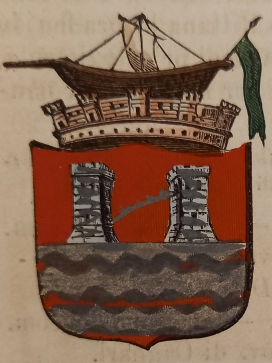 RIVA’ (RO). Stemma miniato. 12 pagg. di testo.