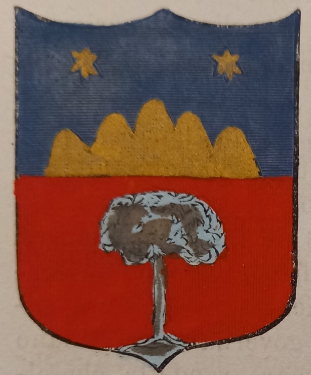 SACCO (SA). Stemma miniato. 2 pagg. di testo.