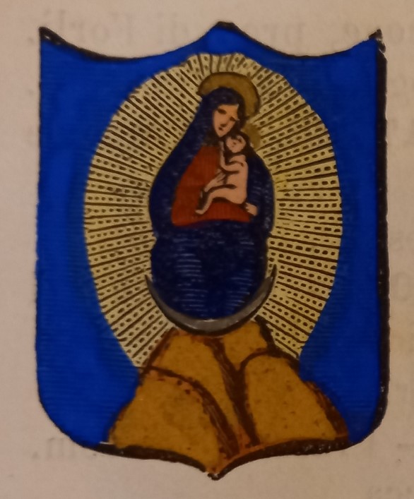 SAN MARIA A MONTE (FI). Stemma miniato. 1 pag. di …