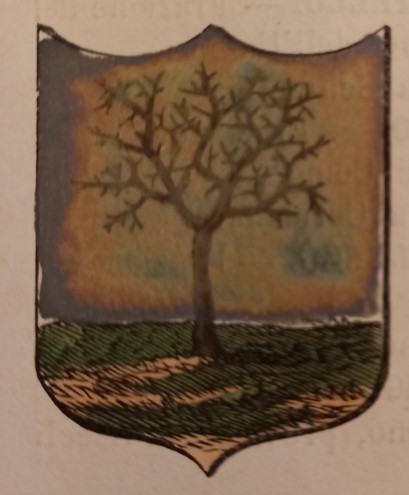 SAN MARIA INDUNO (BO). Stemma miniato. 1 pag. di testo.