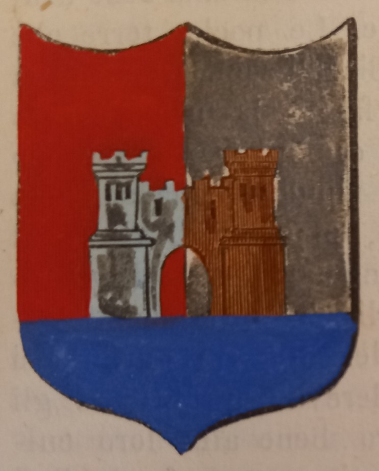 SUSA (TO). Stemma miniato. 5 pagg. di testo.