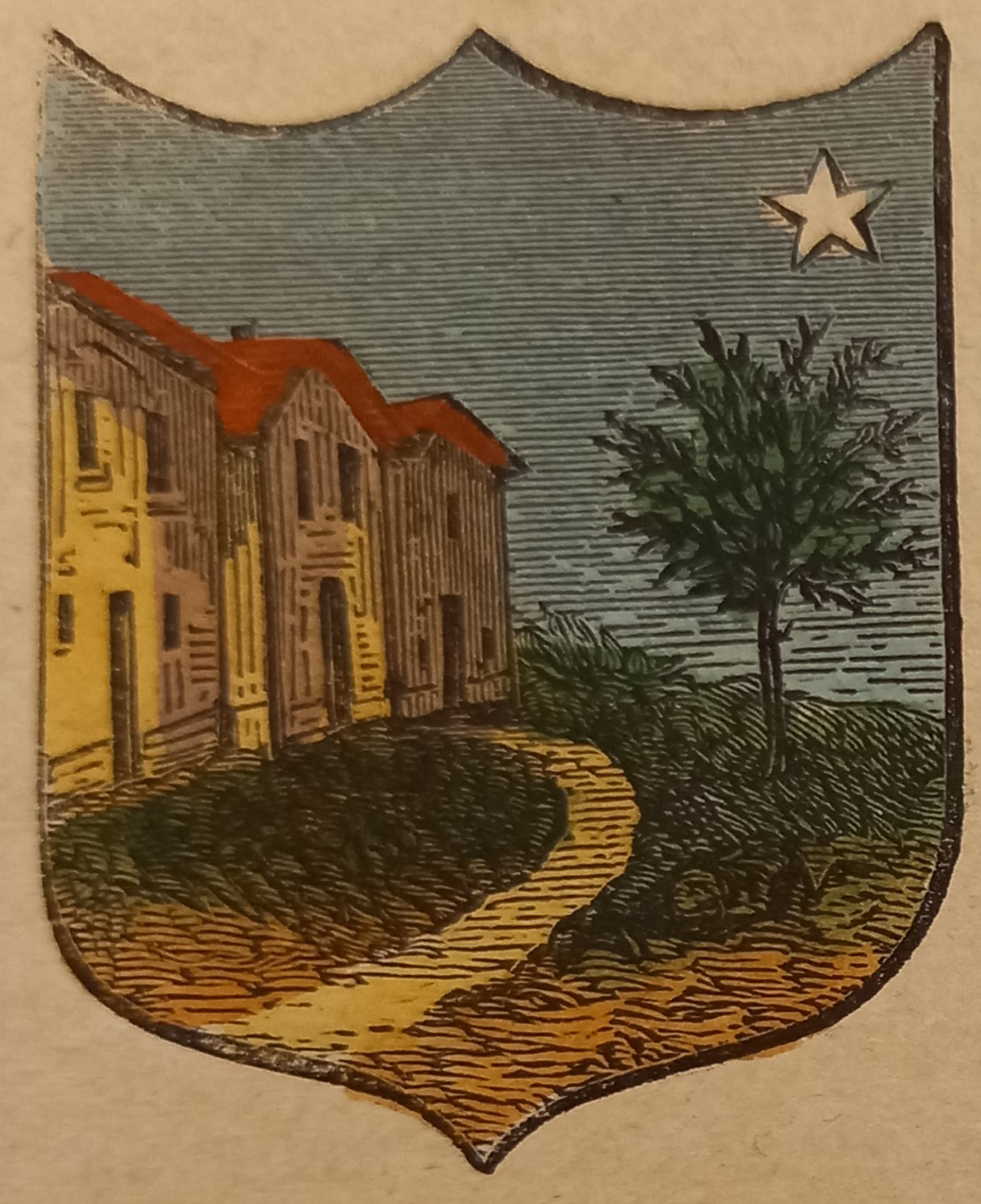 TRICASE. Stemma miniato. 3 pagg. di testo.