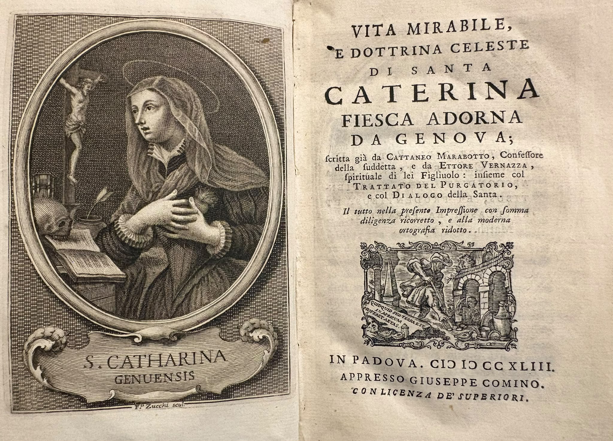 Vita mirabile e dottrina celeste di Santa Caterina Fiesca Adorna …