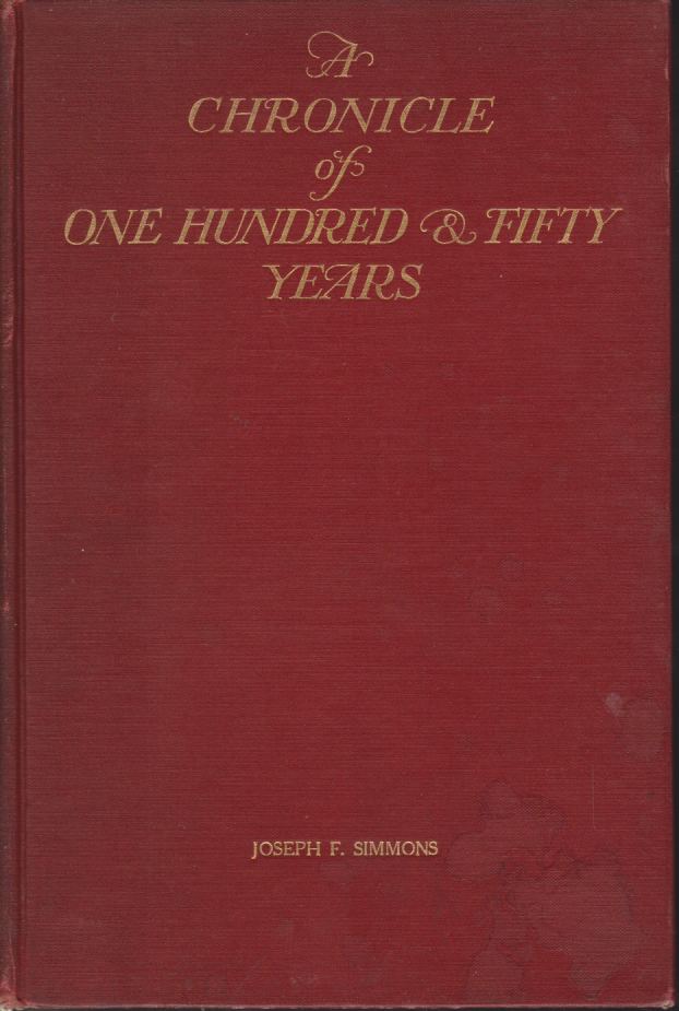 A CHRONICLE OF ONE HUNDRED & FIFTY YEARS The Chamber …