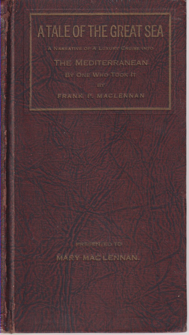 A TALE OF THE GREAT SEA A Narrative of a …