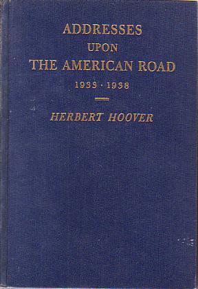ADDESSES UPON THE AMERICAN ROAD 1933 - 1938