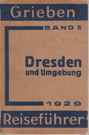 DRESDEN UND UMGEBUNG Mit Angaben Für Automobilisten