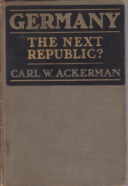 GERMANY, THE NEXT REPUBLIC?