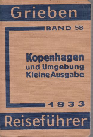KOPENHAGEN UND UMGEBUNG Kleine Ausgabe 1933