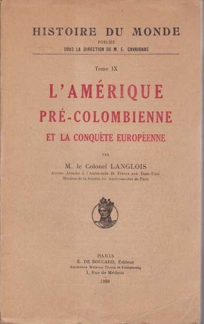 L'AMERIQUE PRÉ-COLUMBIENNE ET LA CONQUÊTE EUROPÉENNE