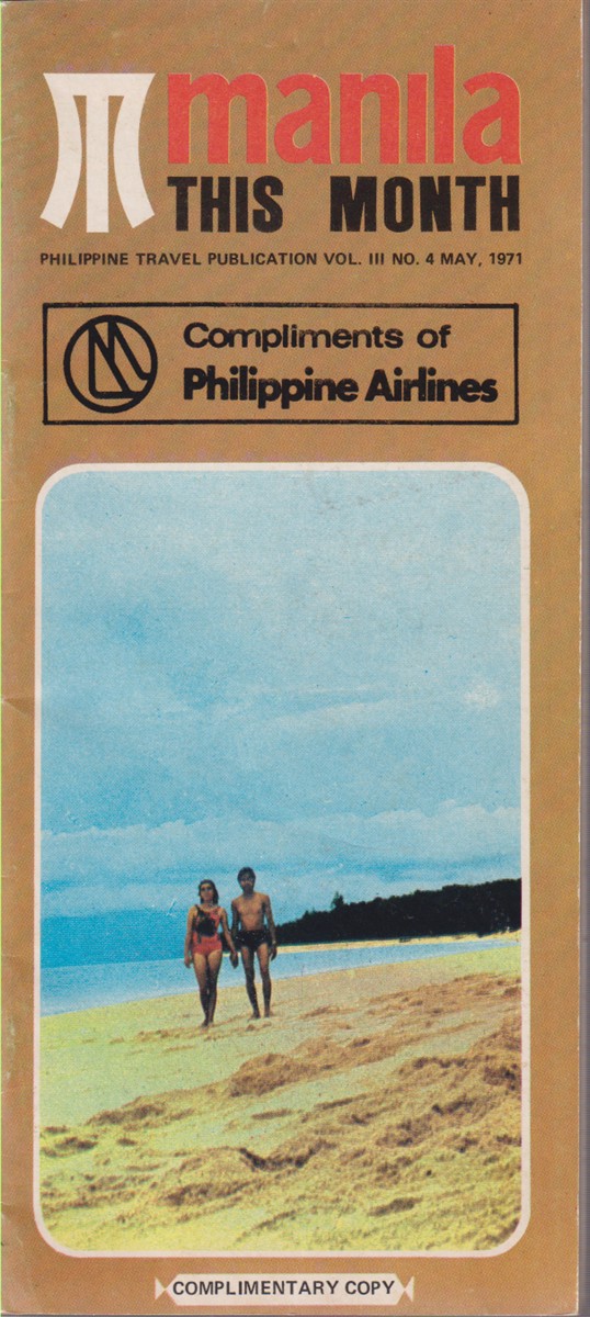 MANILA THIS MONTH Philippine Travel Publication Vol. III No. 4 …