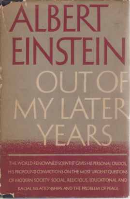 OUT OF MY LATER YEARS