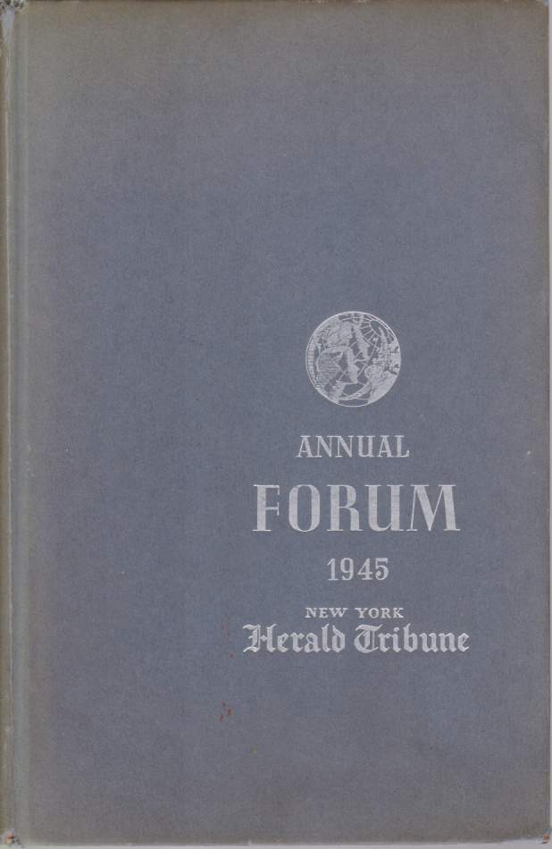 RESPONSIBILITY OF VICTORY Report of the New York Herald Tribune …