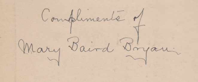 THE MEMOIRS OF WILLIAM JENNINGS BRYAN