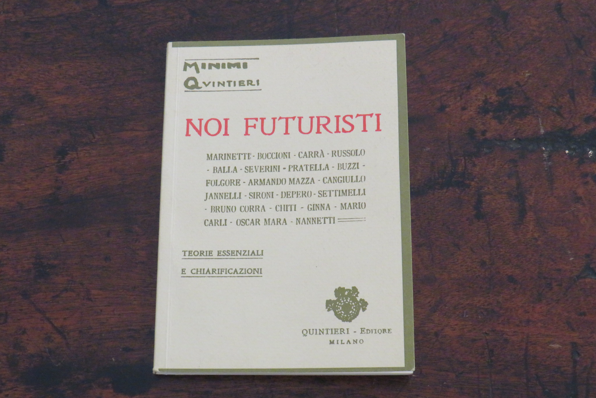 Noi futuristi. Teorie essenziali e chiarificazioni