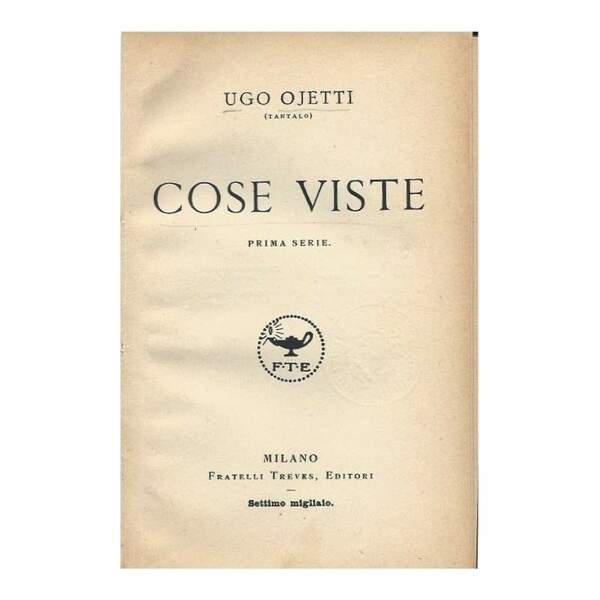 COSE VISTE - Prima serie