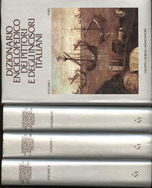 DIZIONARIO ENCICLOPEDICO DEI PITTORI E DEGLI INCISORI ITALIANI-11 voll.(1978)