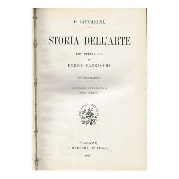 STORIA DELL'ARTE