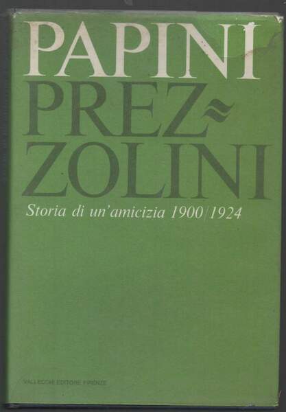 STORIA DI UN'AMICIZIA 1900-1924 / 1925-1956 (1966)