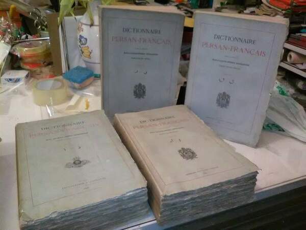 DICTIONNAIRE PERSAN-FRANCAIS PUBLIE' PAR SES NEVEUX