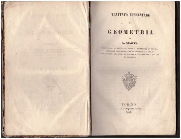 TRATTATO ELEMENTARE DI GEOMETRIA (1842)