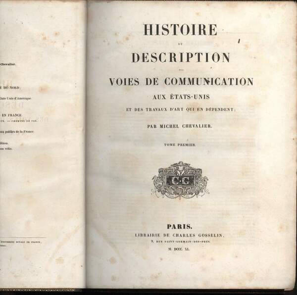 HISTOIRE ET DESCRIPTION DES VOIES DE COMMUNICATION AUX ETAS-UNIS et …