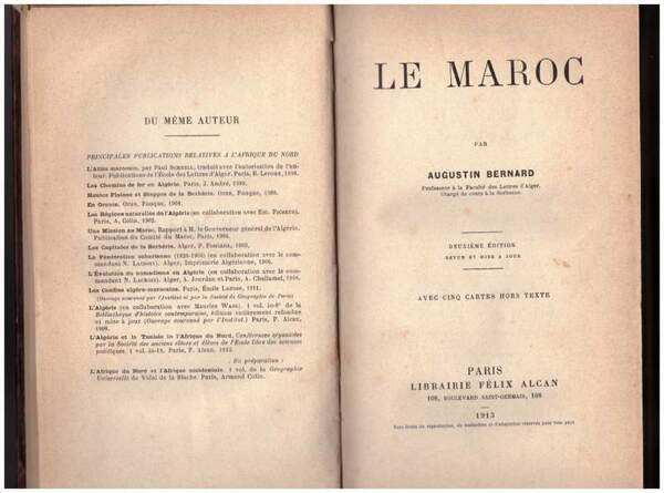 LE MAROC (1913)