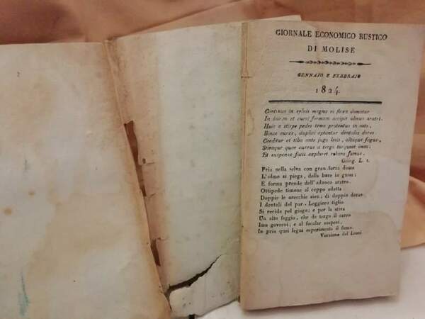 GIORNALE ECONOMICO RUSTICO DI MOLISE (1824)