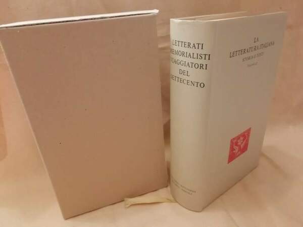 LETTERATI MEMORIALISTI E VIAGGIATORI DEL SETTECENTO (1951)