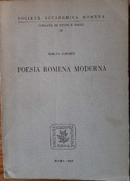 POESIA ROMENA MODERNA(1969)