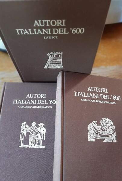 AUTORI ITALIANI DEL '600-CATALOGO BIBLIOGRAFICO- INDICI3 VOLL.(1986)
