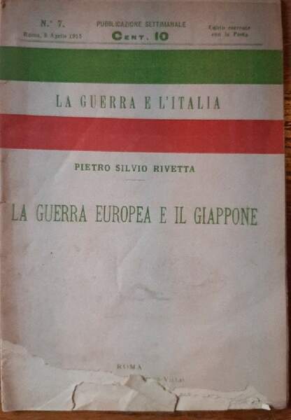 LA GUERRA EUROPEA E IL GIAPPONE(1915)
