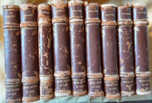 MOEURS INTIMES DU PASSE' 9 voll.( 1928/ 1936)