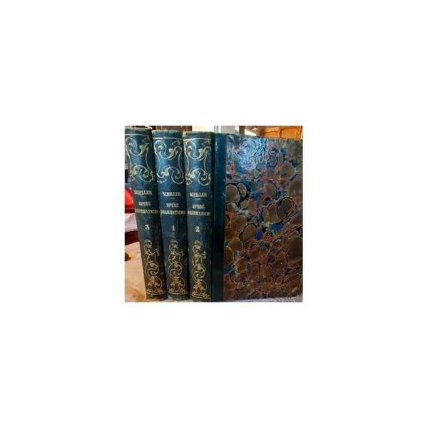 SCHILLER-OPERE DRAMMATICHE-3 VOLL.(1850)