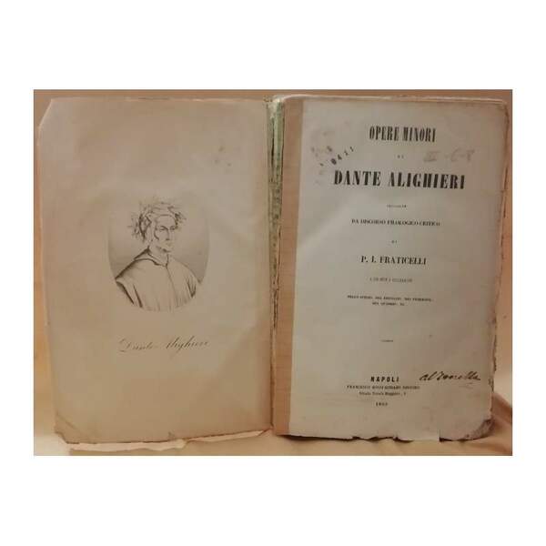 OPERE MINORI DI DANTE ALIGHIERI (1855)