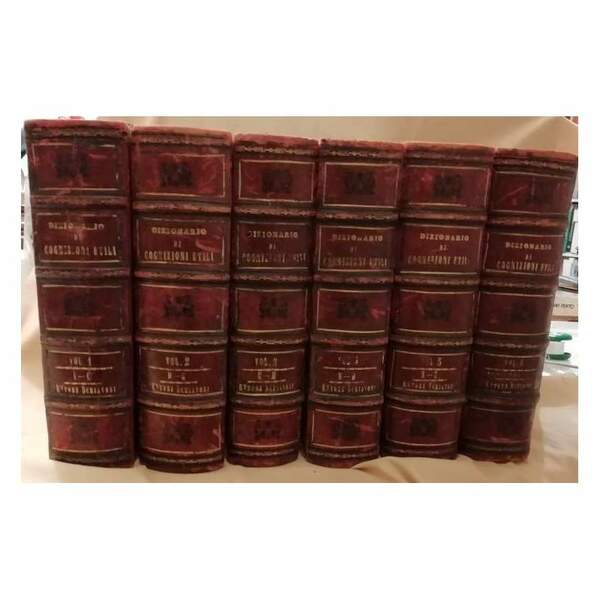 DIZIONARIO DI COGNIZIONI UTILI enciclopedia elementare di scienze, lettere ed …