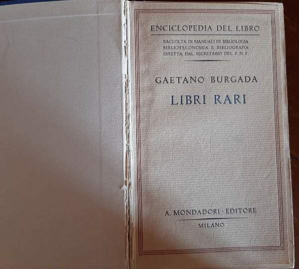 LIBRI RARI(1937)