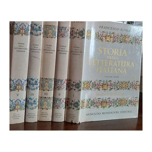 STORIA DELLA LETTERATURA ITALIANA 5 VOLL.(1958)