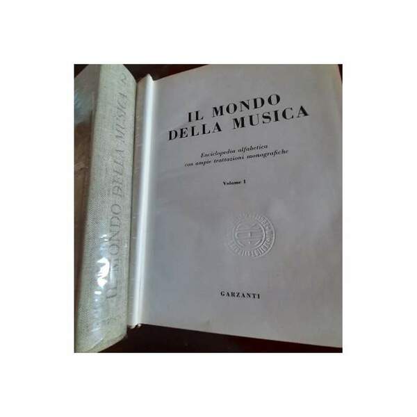 IL MONDO DELLA MUSICA-ENCICLOPEDIA ALFABETICA CON AMPIE TRATTAZIONI MONOGRAFICHE-2 VOLL. …