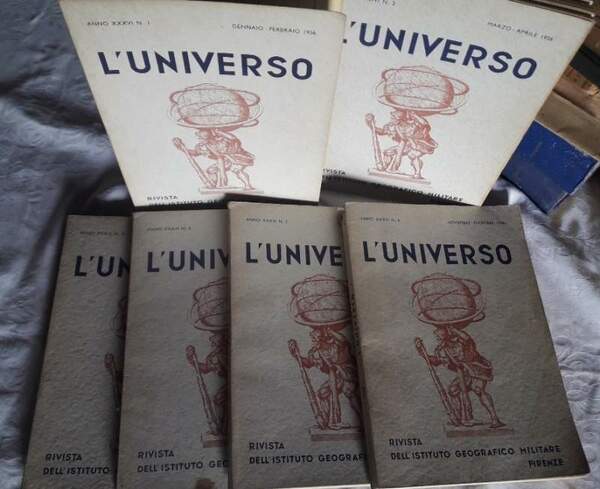 L'UNIVERSO -RIVISTA DELL'ISTITUTO GEOGRAFICO MILITARE( 1956)