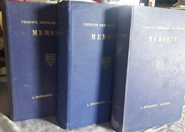 MEMORIE-3 VOLL.( 1930/31)