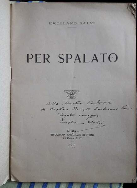 PER SPALATO(1919)