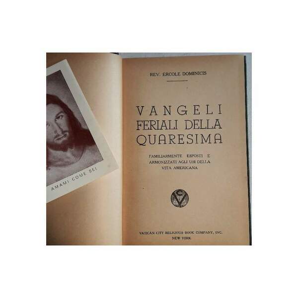 VANGELI FERIALI DELLA QUARESIMA(1944)