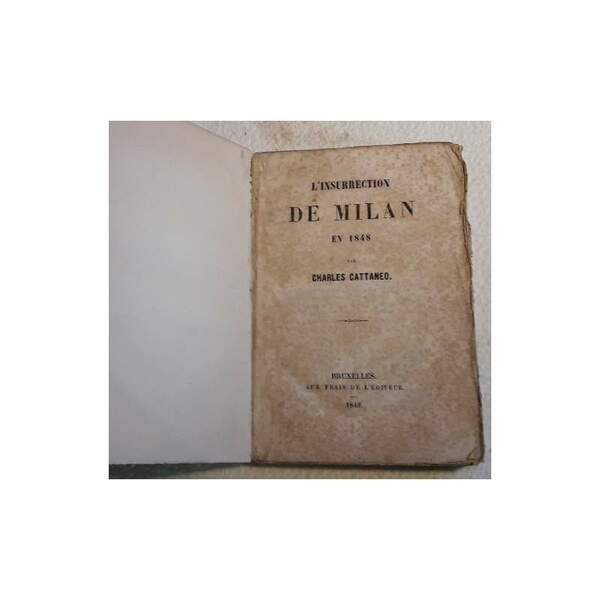 L'INSURRECTION DE MILAN EN 1848(1849)