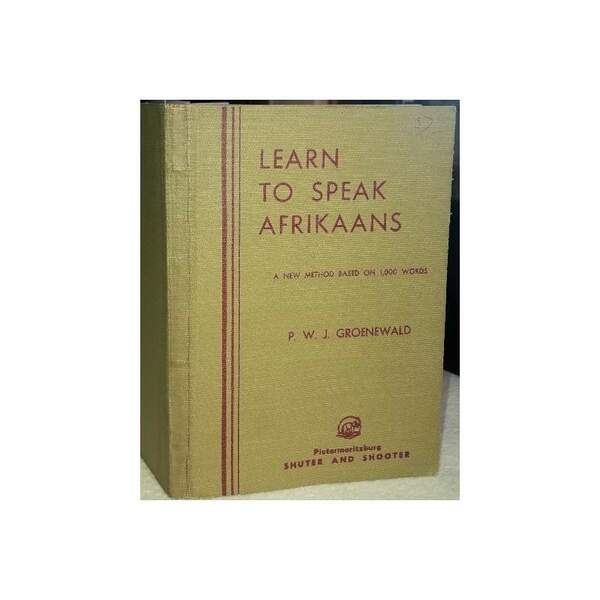 LEARN TO SPEAK AFRICANS( 1955)