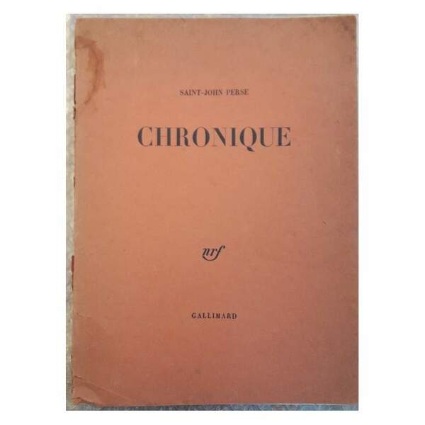 CHRONIQUE(1960)