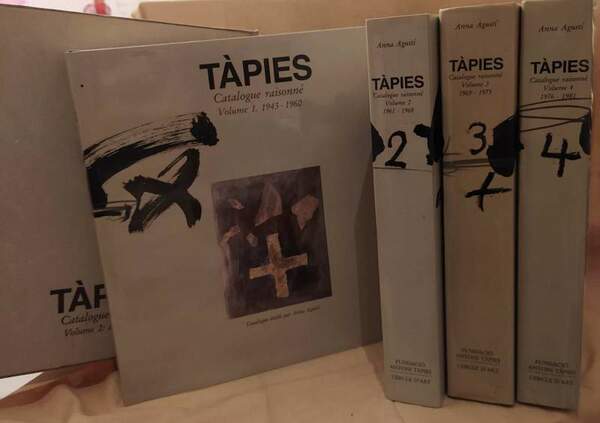 TAPIES Catalogue raisonné 4 voll. (1989 - 96)