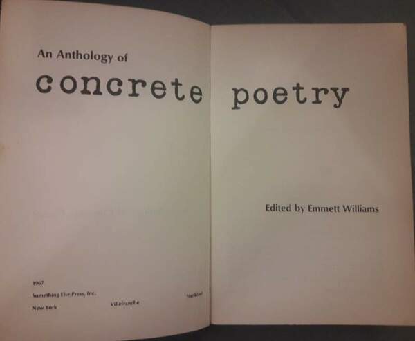 AN ANTHOLOGY OF CONCRETE POETRY(1967)
