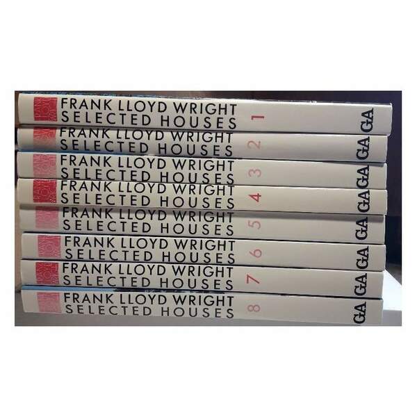 FRANK LLOYD WRIGHT SELECTED HOUSES - 8 VOLL.(1991)
