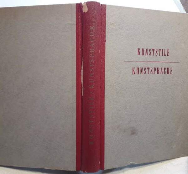 KUNSTSTIELE/KUNSTSPRACHE- Erganzungsband zum Kunstpreisverzeichniss( 1957)